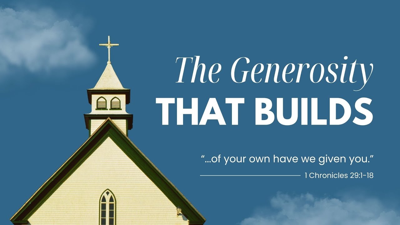 Щедрость, которая созидает | Майкл Фостер