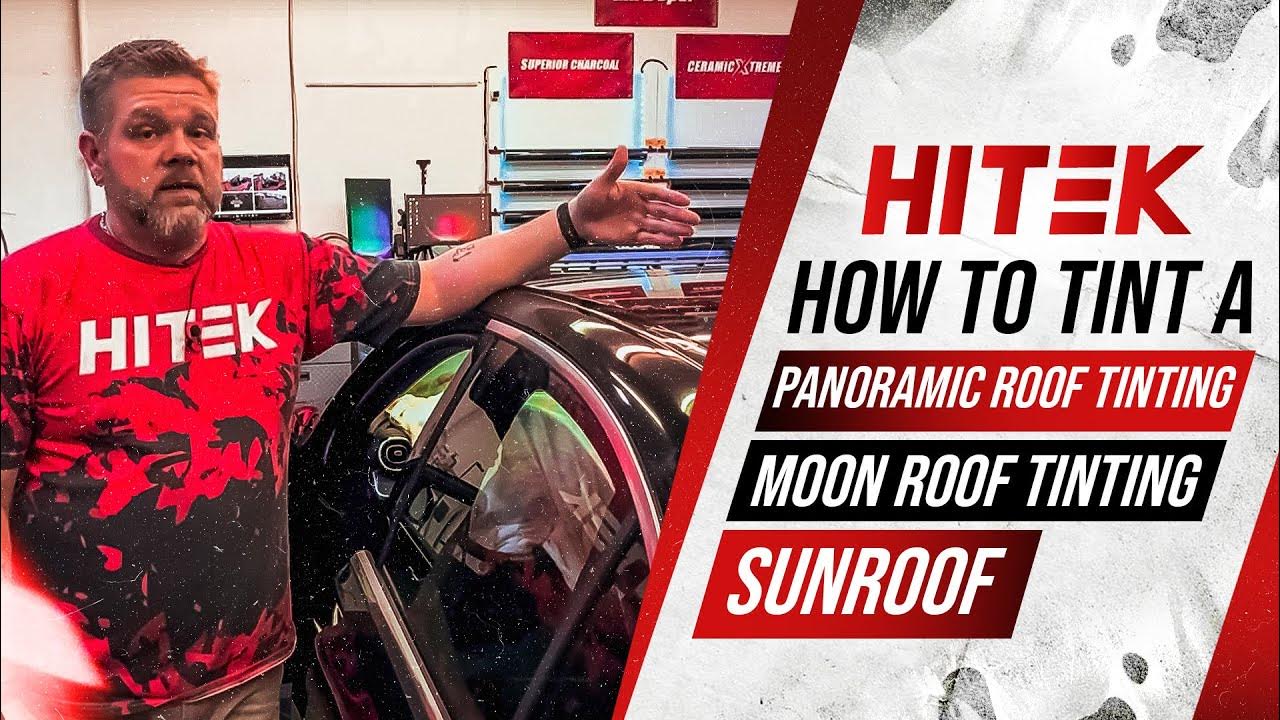 How to Tint a Sunroof Panoramic Roof tinting Moon Roof Tinting YouTube