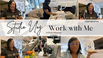 Work with Me|Packing Orders|Getting it All Done