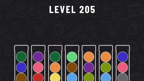 Ball Sort Puzzle Level 205 #ballsortpuzzle #ballsortpuzzlegameplay #puzzlegame #mobilegames