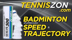 Badminton Shuttlecocks Speed and Trajectory Simplified