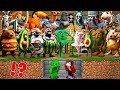 ジェイジェイとマイキーがアップデートされたイタリアンブレインロットアニマルズから隠れる!マインクラフト - まいぜん