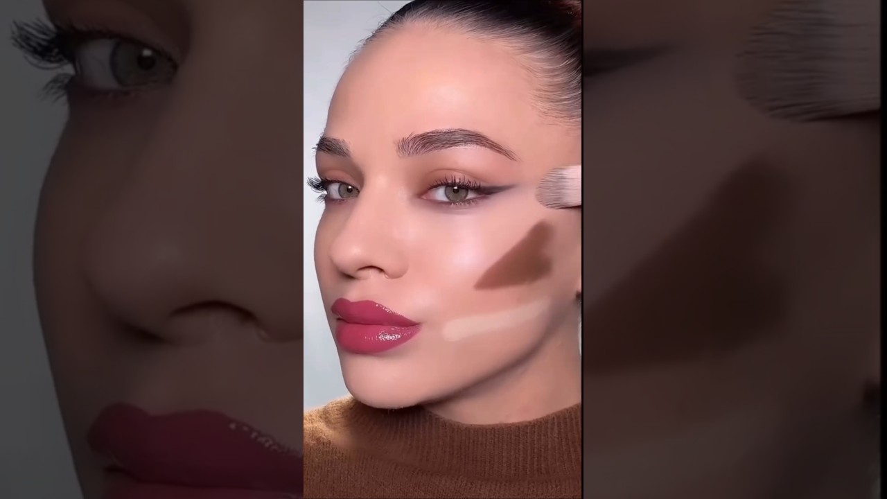Viral contour hack with scissor✂️ 