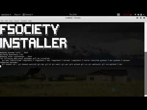 How to Install fsociety on kali linux