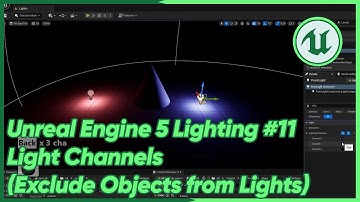 Unreal Engine 5 Lighting #11 Light Channels (Exclude Objects from Lights)
