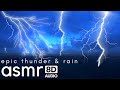 [10 HOURS] Rainstorm Sounds for Relaxing | EPIC THUNDER &amp; RAIN | White Noise Focus or Sleep