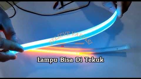 Review LED Alis Flexible 30 Cm 2 Warna Sein Running Senja Running WELCOME Light. Kereenn Banget !!!