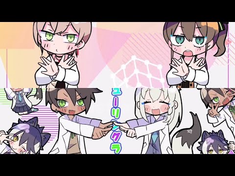 (Use Headphone)Turing Love/チューリングラブ Cover (Rikka/Matsuri : Left & (Oga/Shien/Fubuki : Right)