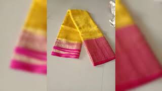 Dupiyana pattu  with Kanchi boarder Sarees