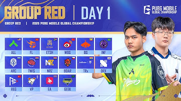 [EN] 2025 PMGC League | Group Red Day 1 | PUBG MOBILE Global Championship