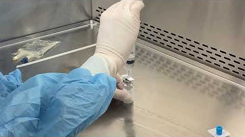 Sterile compounding using a mini dispensing pin and vented dispensing pin - Hospital PharmaLife