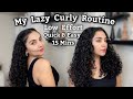 My Lazy Curly Routine, Super Easy Under 15 Mins Low Effort