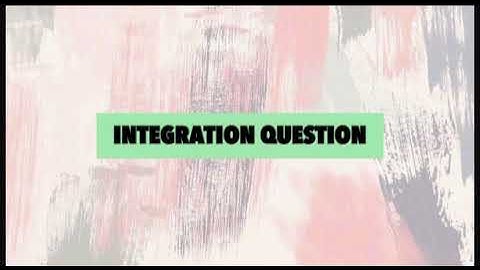 Presentation Integration Engineering Mathematic 2