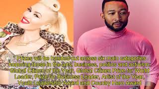 John Legend, Gwen Stefani to Perform at Global Citizen Prize Awards