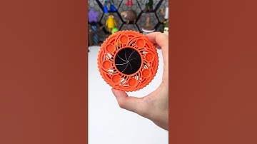 3D Printed Fidget Iris With 8 Sliders – Best Mechanical Things to 3D Print #3dprinting