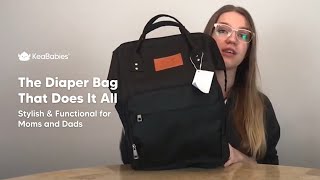 Must Have Diaper Bag for Moms & Dads | KeaBabies Orginal Diaper