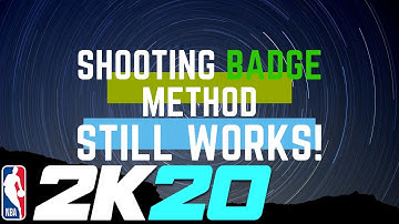 Shooting Badges Method STILL WORKS! Nba 2k20! No GLITCH!