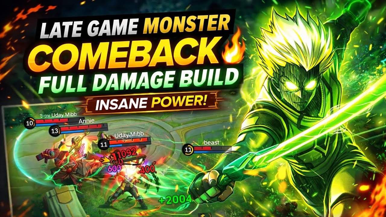 Late Game Monster Comeback 😱 INSANE Full Damage Build | Mobile Agent Gameplay