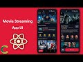 Movie Streaming App UI in React Native | Netflix Clone in React Native