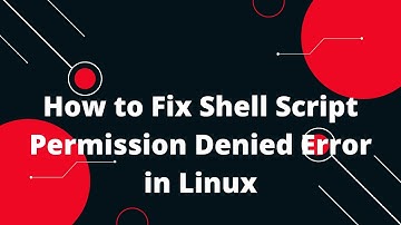 Easy Fix for Shell Script Permission Denied Error in Linux 3 | Bash Scripting Tutorial