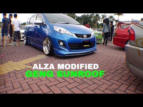 Perodua Alza Warna Biru - Contoh Pitu