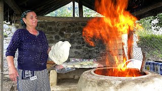 Cooking Flatbread in a Tandoor and Milk Porridge in Village (VILLAGE FOOD RECEPIES)