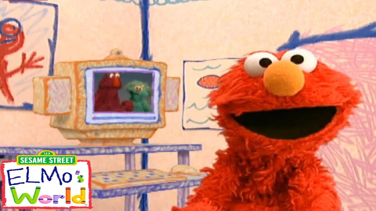 Mange aflange analog Watch Elmo's World Computers