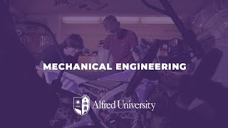 Alfred University Mechanical Engineering Program