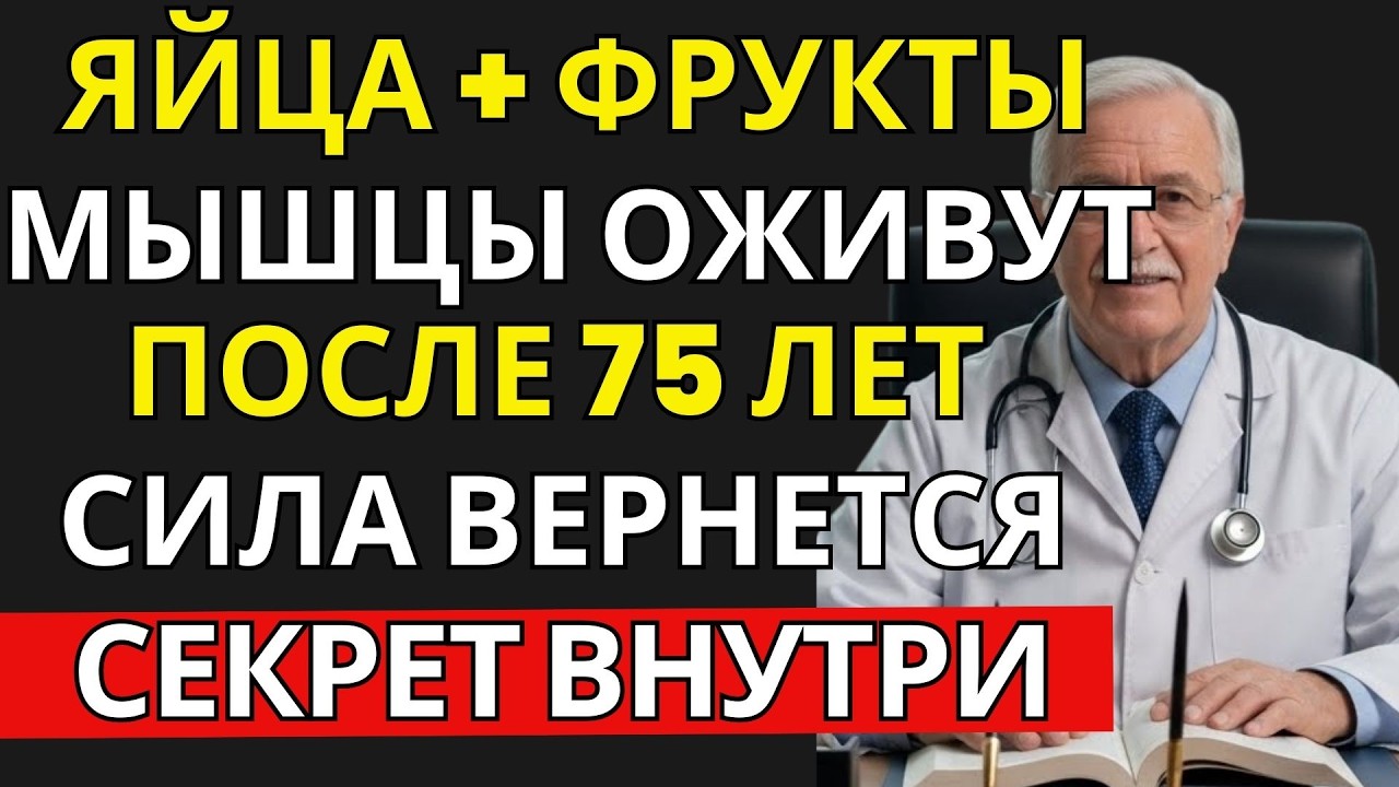 Шок после 75: почему яйца больше не спасают мышцы — ВРАЧ ОБЪЯСНЯЕТ