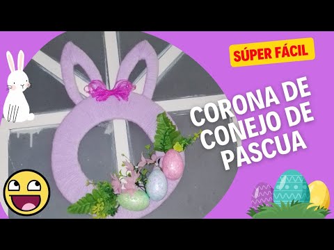😍 Corona Conejo de Pascua 🐇
