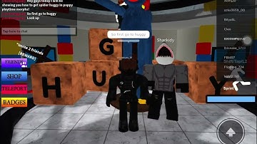 How to get spider huggy in poppy playtime morphs