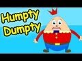 Popular Nursery Rhyme with Lyrics - Humpty Dumpty Sat On A Wall