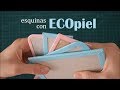 Cómo encuadernar las esquinas con ECOpiel o polipiel. Kora projects.