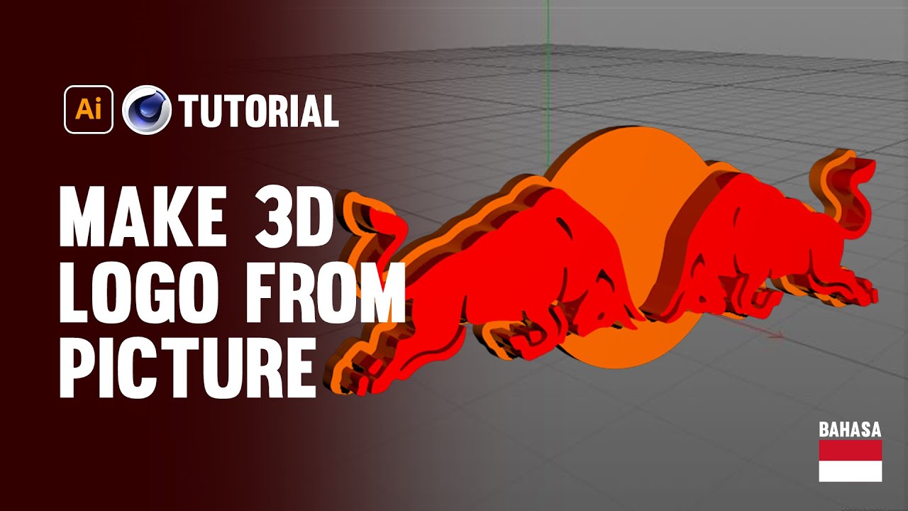  TUTORIAL  Cara Membuat  Mengubah Gambar 2D  menjadi 3D dengan  