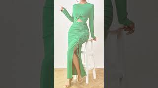 Long bodycon skirt outfits🤍😍