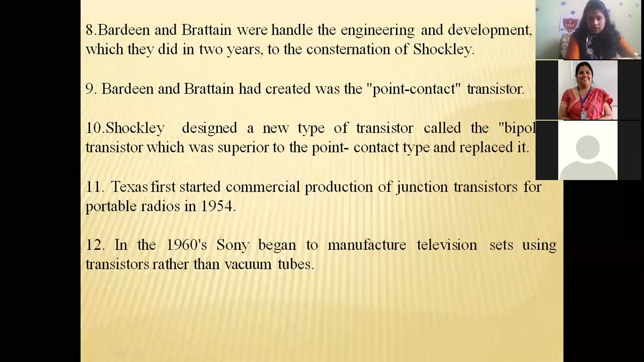 History of transistor