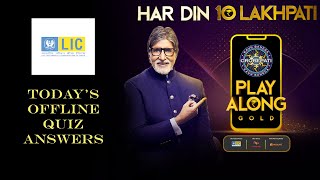 🔴Live |7-October-2020| KBC LIC Quiz  Answers | #KBC #KBC2020 #kbc2020 #kbclic answer #KBCLIC screenshot 5