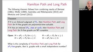 Daniël Paulusma -- Contracting to a Longest Path in H-Free Graphs -- 21.12.2020