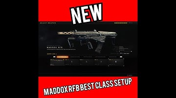 Best Maddox RFB Class Setup (1.13 Update Nerf, then Buff) | Black Ops 4