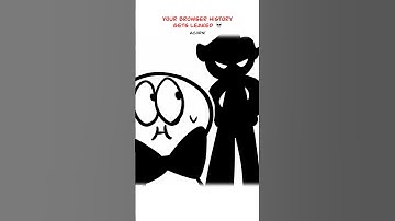 Browser History 😳 (Animation Meme) Anim: RedFlowerCrown #shorts