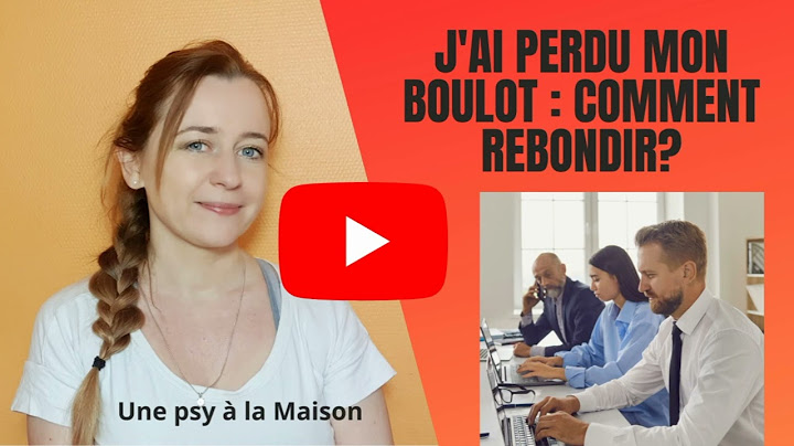 J'ai perdu mon boulot comment rebondir ? #travail #deuil #psycho