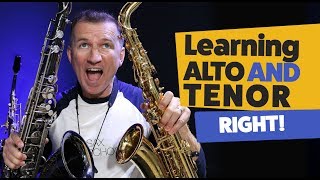 Video thumbnail of "3 Mistakes When Learning Alto AND Tenor Saxophone"