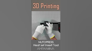 Nutopress – The Ultimate Heat Set Insert Tool for 3D Printing | Ampanova