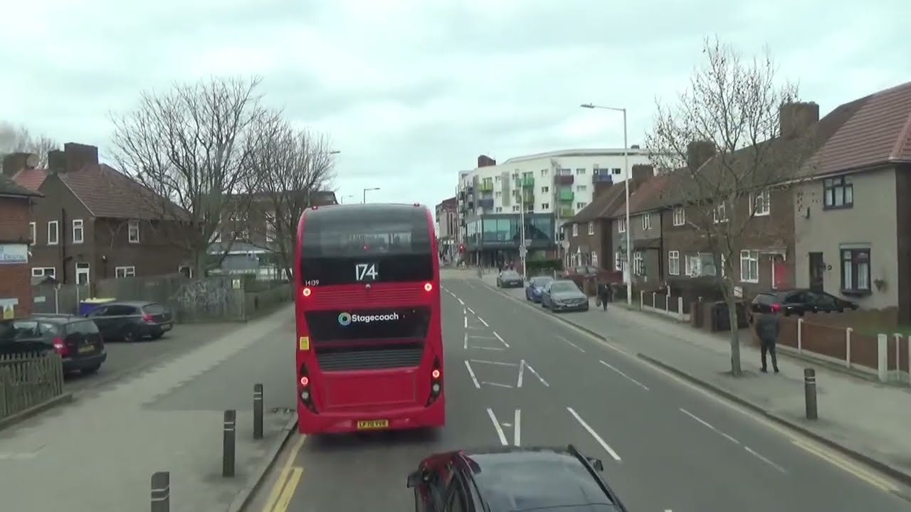 Route 175 Arriva Bus  From Dagenham New Road to Hillrise Estate [FULL JOURNEY]