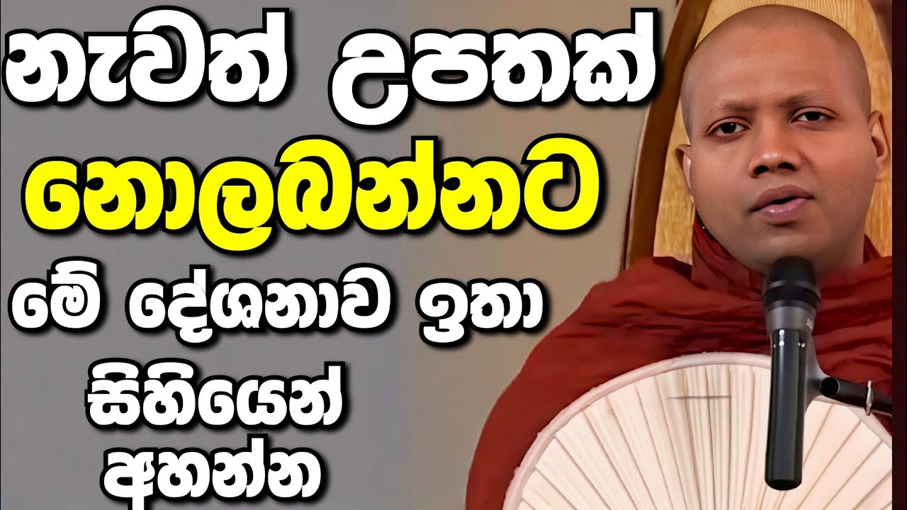 නැවත උපතක් නොලබන්නට පූජ්‍ය හසලක සීලවිමල හිමි | Hasalaka Seelavimala Thero | Budubana | Darmadeshana 