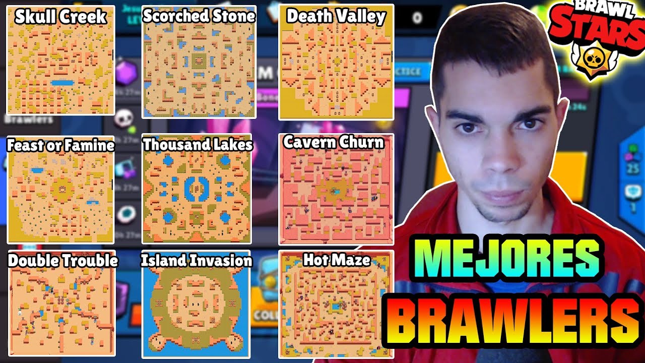 Los 5 mapas filtrados del próximo Desafío de Duelos en Brawl Stars