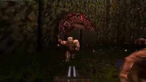 Quake (1996) Walkthrough NIGHTMARE ALL SECRETS E2M4