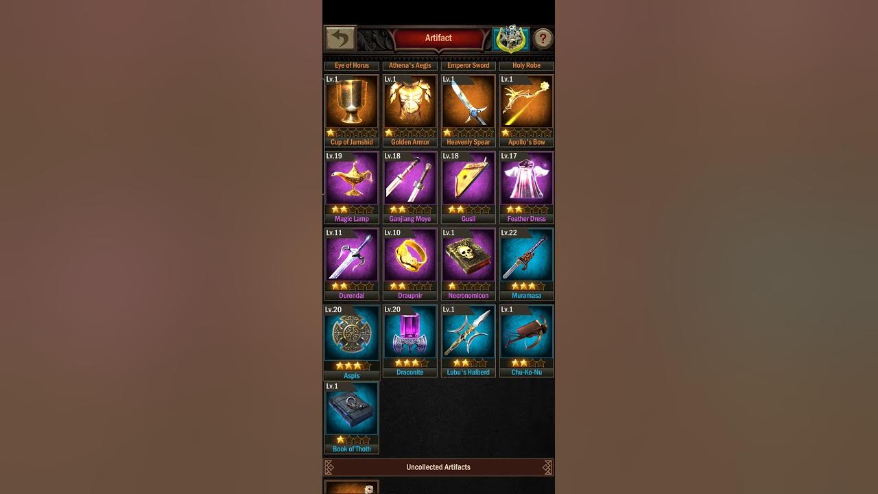 You can Now Reset Artifacts War and Order YouTube