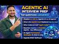 Agentic AI Fundamentals: 6 Interview Questions with Full Explanations 🔥| Day 1