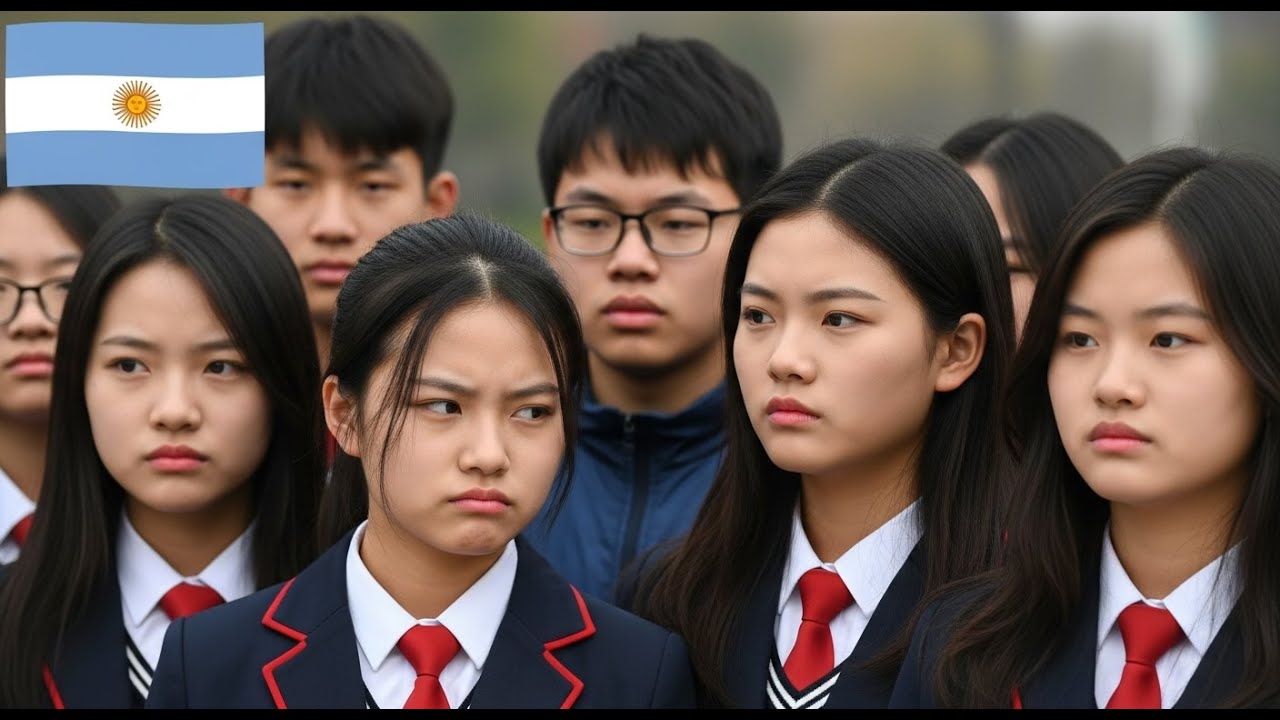 Estudiante china no quería viajar a Argentina, pero 3 minutos en el aeropuerto la impactan